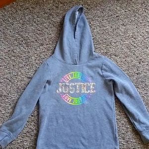 Girls Justice Hoodie size 8